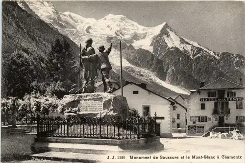 Chamonix - Monument de Saussure -100818