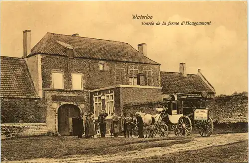 Waterloo - Entree de la ferme d Hougoumont -100838