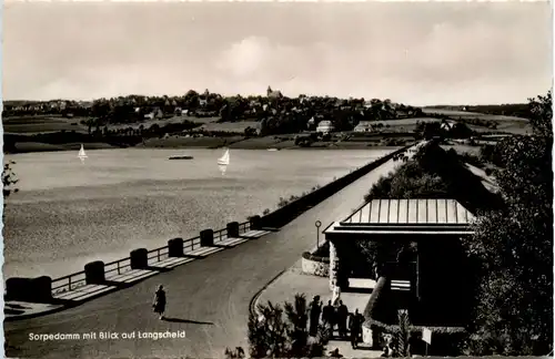 Sorpedamm mit Blick auf Langscheid -385924