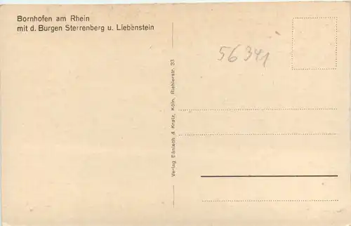 Bornhofen am Rhein, mit d. Burgen Sterrenberg u. liebenstein -384850