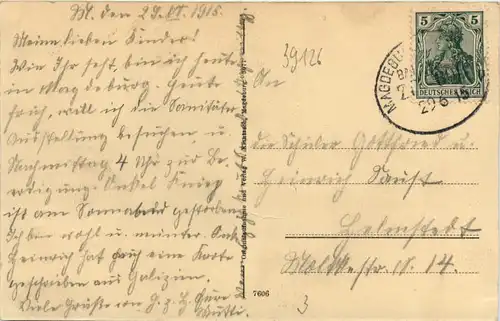 Magdeburg, Elbansicht mit Dom -386104