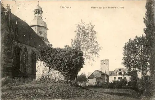 Einbeck, Partie an der Münsterkirche -386184