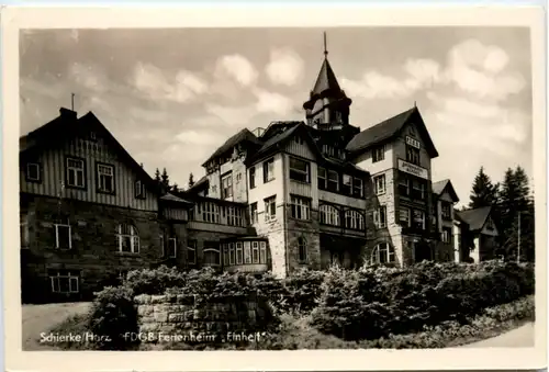Schierke, FDGB-Ferienheim Einheit -386224