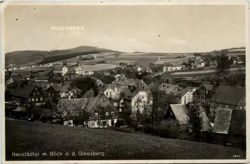 Neustädtel m. Blick n.d. Gleesberg -385580