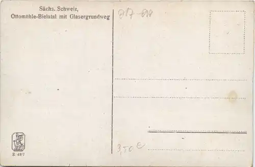 Ottomühle, Bielatal mit Glasergrundweg -384696