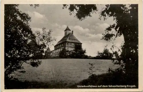 Unterkunftshaus auf dem Schwartenberg/Erzgeb. -385210