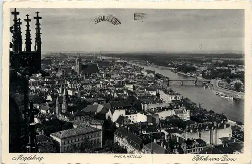 Magdeburg, Blick vom Dom -384796