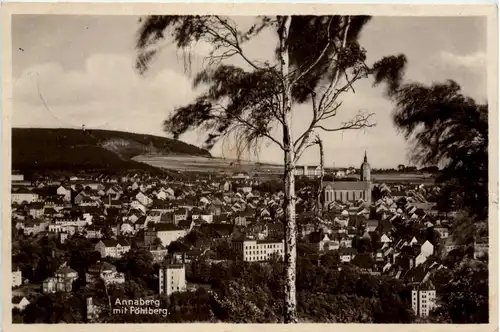 Annaberg-Buchholz i. Erzgeb., mit Pöhlberg -385394