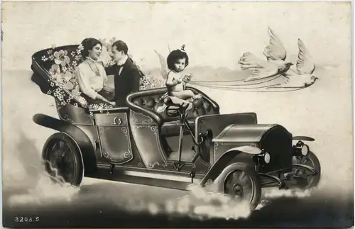 Engel mit Auto -101458