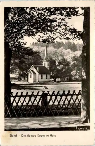 Elend, Die kleinste Kirche im Harz -384936
