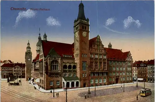 Chemnitz, Neues Rathaus -383602