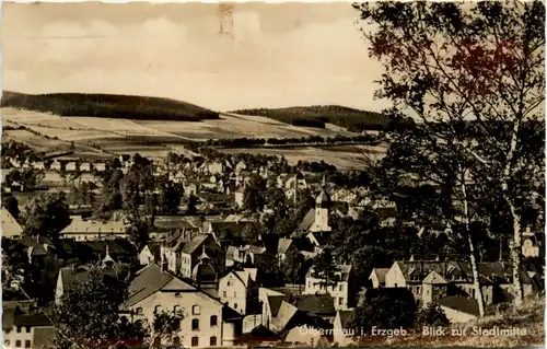 Olbernhau, Blick zur Stadtmitte -385182