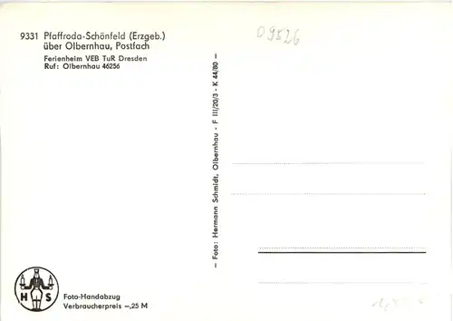 Pfaffroda/Schönfeld -386644