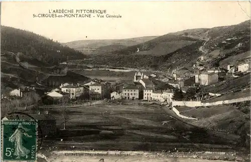 LÀrdeche Pittoresque, St-Cirgues en Monagne - Vue generale -364776