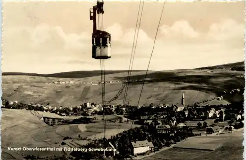 Oberwiesenthal mit Fichtelberg-Schwebebahn -385322