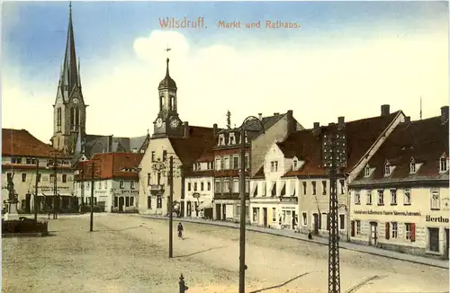 Wilsdruff, Markt und Rathaus -386984