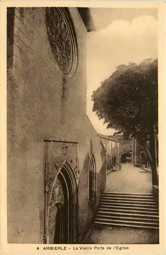 Ambierle, La Vieille Porte de lÈglise -365196