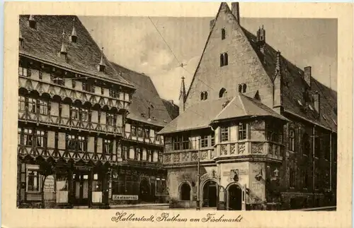 Halberstadt, Rathaus am Fischmarkt -386070