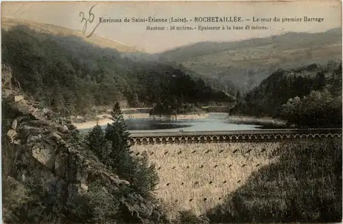 Rochetaillee, Le mur du premier Barrage -365336