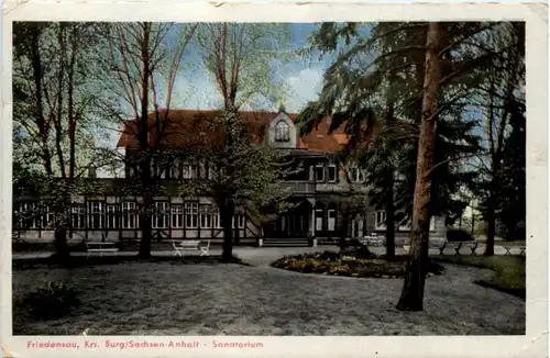 Friedensau Krs. Burg, Sanatorium -385802