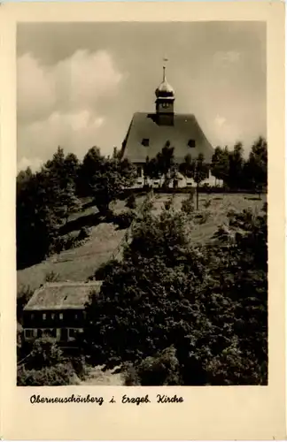 Oberneuschönberg bei Olbernhau i.Erzgeb., Kirche -386334