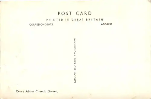 Dorset - Cerne Abbas Church -97018