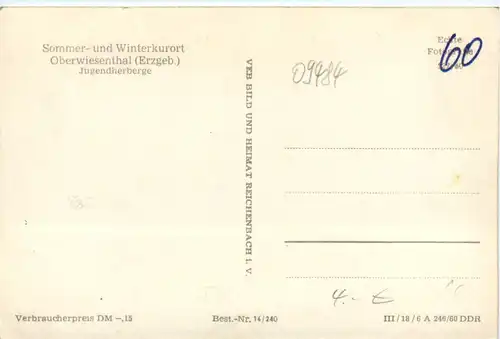 Oberwiesenthal, Jugendherberge -386390