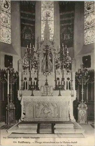 Valfleury, Vierge miraculeuse sur le Maitre-Autel -365616