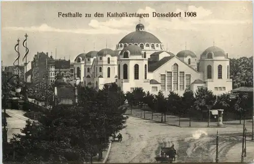 Düsseldorf - Festhalle zu den Katholikentagen 1908 -97234