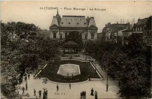 St-Etienne, Place marengo, Le Kiosque -365796