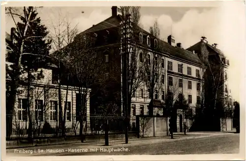 Freiberg, Hausen-Kaserne mit Hauptwache -386894