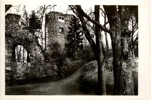 Bad Liebenstein, FDGB-Volksheilbad, Ruine Liebenstein -385032