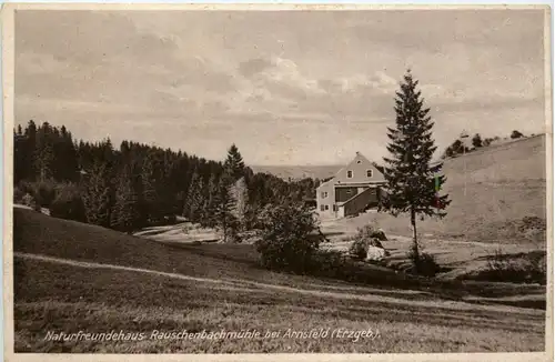 Arnsfeld i. Erzgeb., Naturfreundehaus Rauschenbachmühle -386496