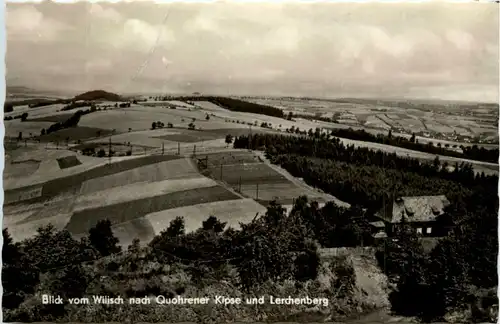 Blick vom Wilisch nach Quohrener Kipse und Lechenberg -386970