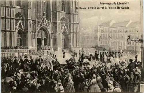 Bruxelles - Avenement de Leopold II -97802