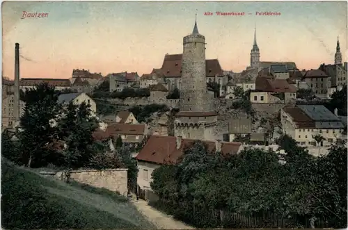 Bautzen, alte Wasserkunst, petrikirche -387174