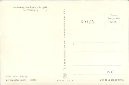 Annaberg-Buchholz i. Erzgeb., mit Pöhlberg -385392