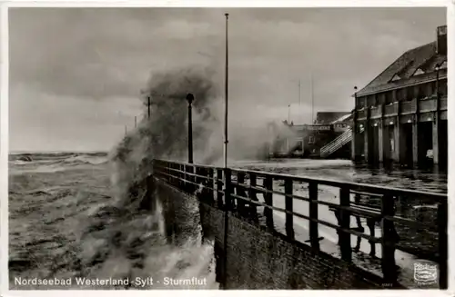 Westerland auf Sylt, Sturmflut -388506