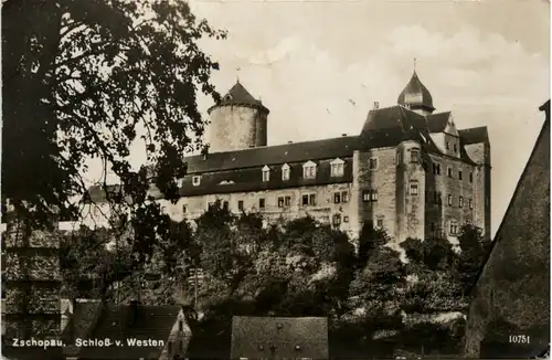 Zschopau, Schloss v. Westen -385492