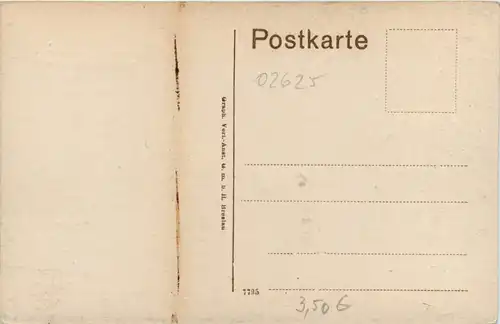 Bautzen, Motiv bei der Nicolai-Ruine m. Blick z. Papier-Fabrik -387146