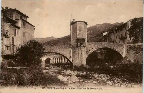 Sospel, Le Vieux Pont sur la Bevera -366706