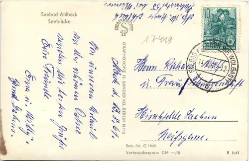 Seebad Ahlbeck, Seebrücke -388734