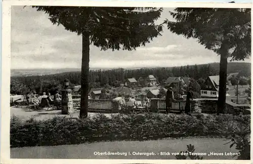 Oberbärenburg, Blick von der Terrasse Neues Leben -387586