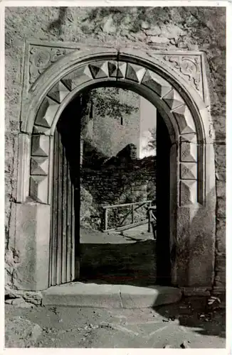 Frauenstein i. Erzgeb. Burgruine, Portal -388086