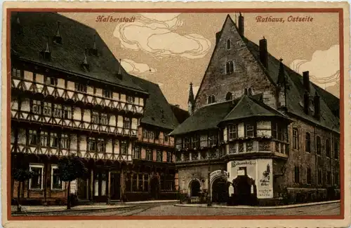 Halberstadt, Rathaus, Ostseite -386072