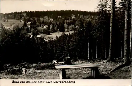Blick vom Kleinen Echo nach Oberbärenburg -387542