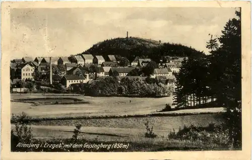 Altenberg i. Erzgeb., mit dem Geisingberg -387696