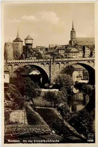 Bautzen, an der Kronprinzenbrücke -389208