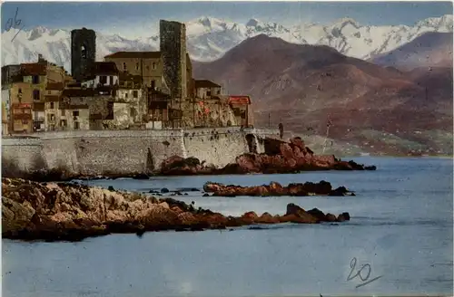 Antibes, et la Chaine des Alpes -367266