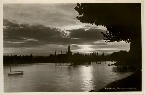 Konstanz, Sonnenuntergang -387770